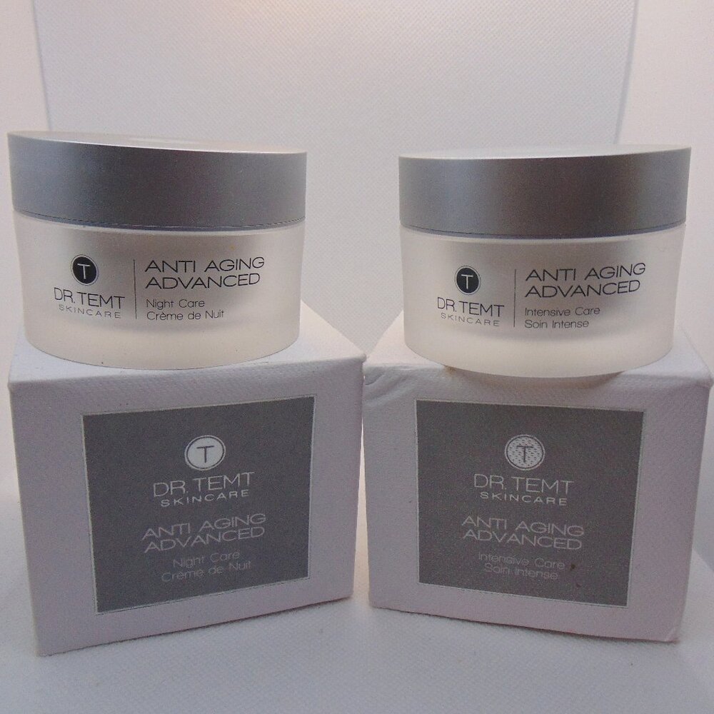 DR. TEMT ANTI-AGING ADVANCED Day & Night Care 2 x 1.69oz/50ml NIB